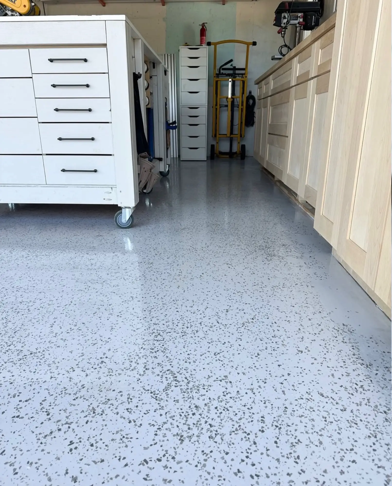 Epoxy flooring installation